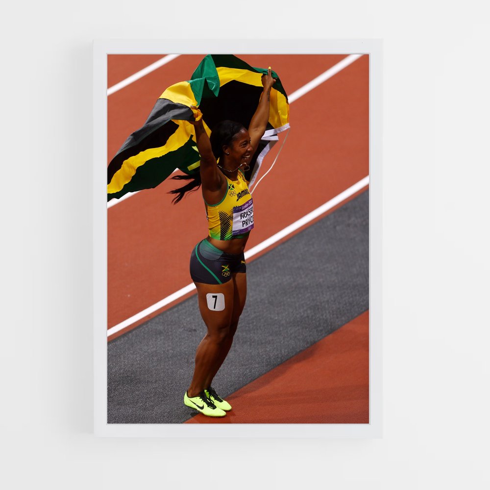 Poster La Fierté de la Piste – affiche Athlétisme (vue 3)